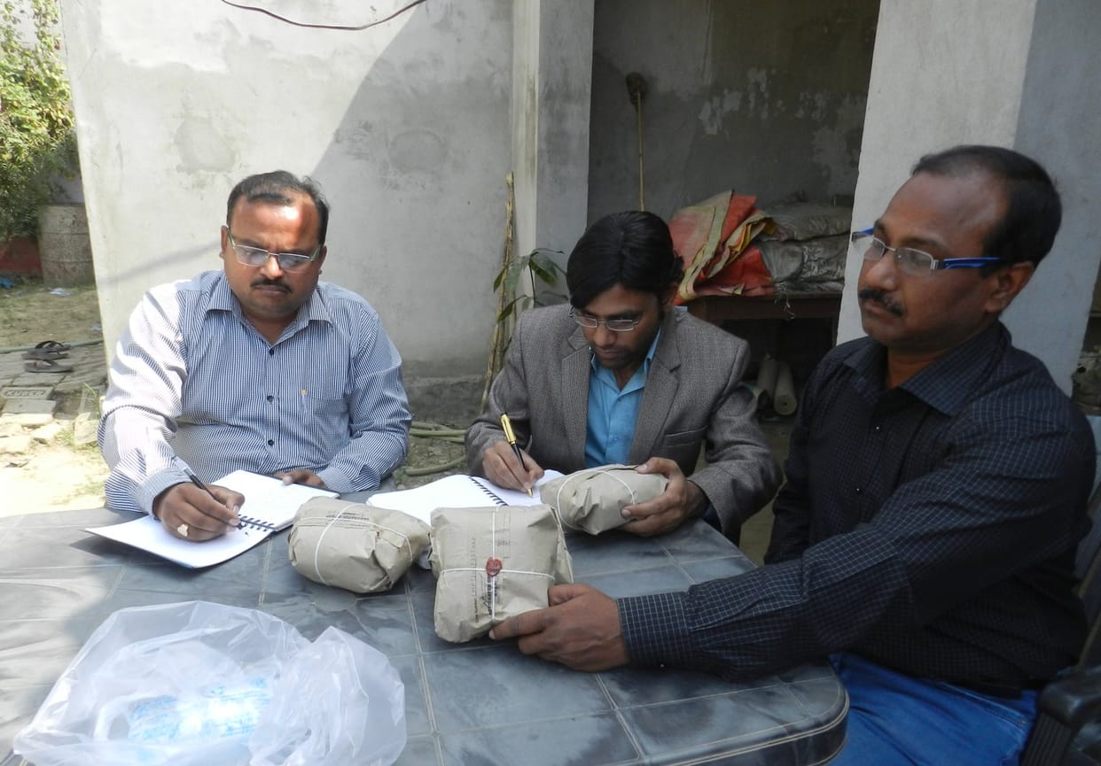 Pouc of water in Lakhimpur Given full and Sitapur