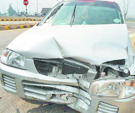 Five injured in accident