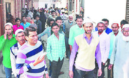 again the tension in Aman colony 