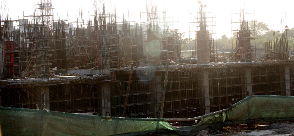 AIIMS construction site accident, the death of two workers
