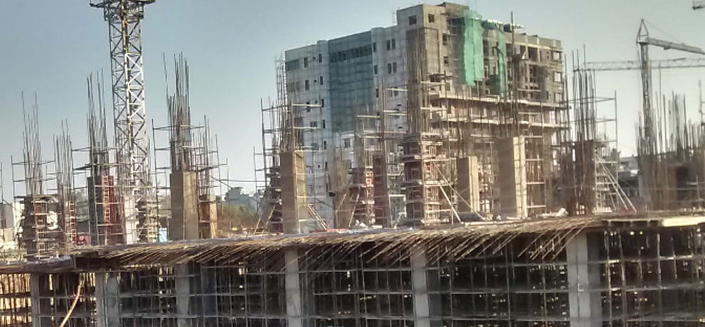 AIIMS construction site accident, the death of two workers