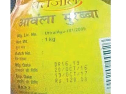 patanjali murraba sold with false packaging date
