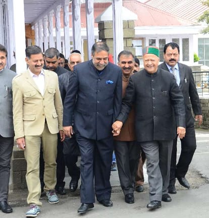 anand sharma files nomination for rajya sabha in shimla