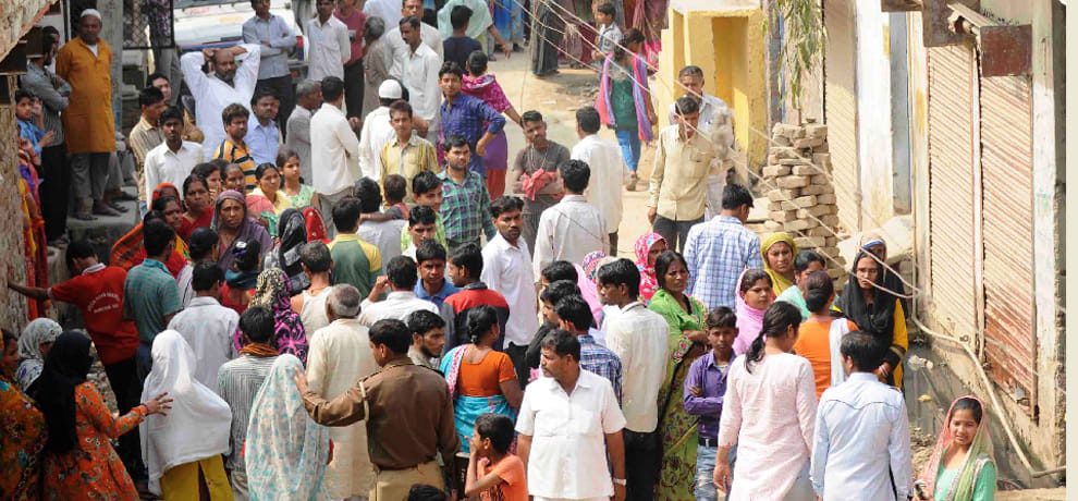 Seeing her dead body mother was insensible, she was burnt alive after rape