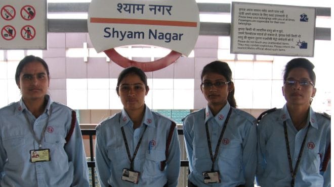 The whole command of shyamnagar metro station in the hands of women