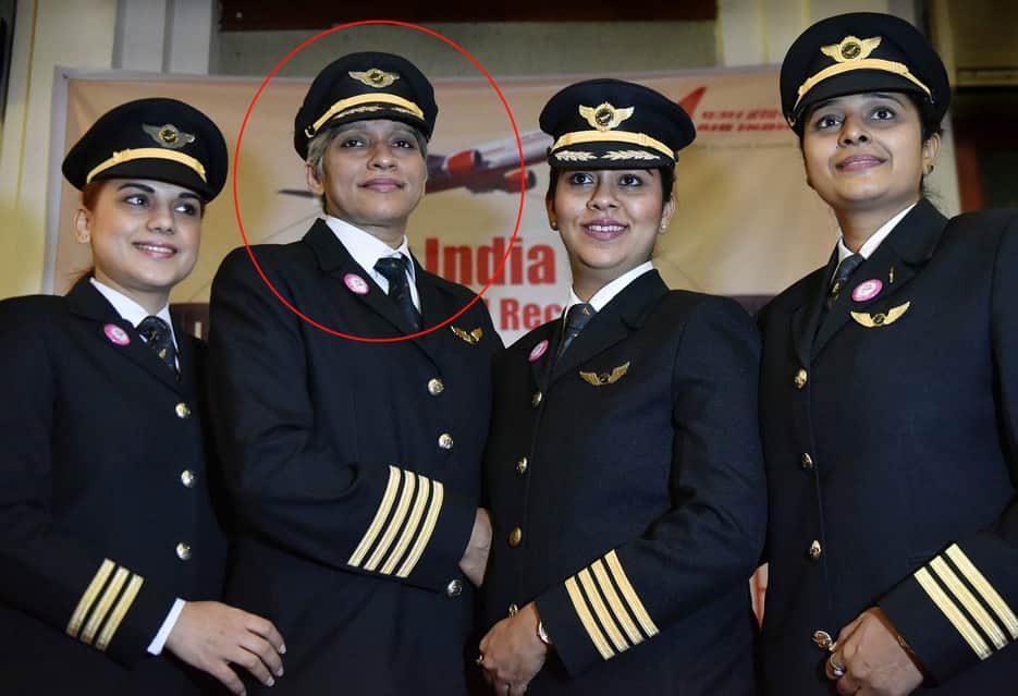 Uttarakhand Kshamta Lead All Women's Flight Of Air India.