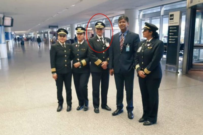 Uttarakhand Kshamta Lead All Women's Flight Of Air India.