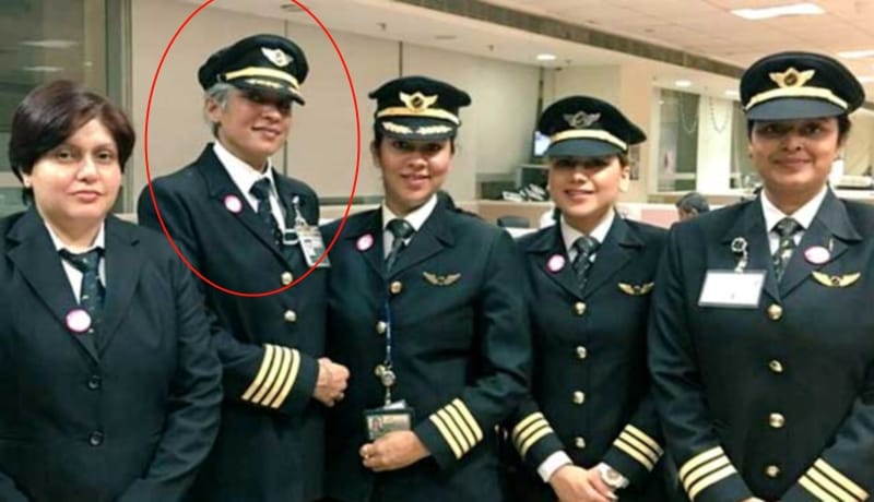 Uttarakhand Kshamta Lead All Women's Flight Of Air India.
