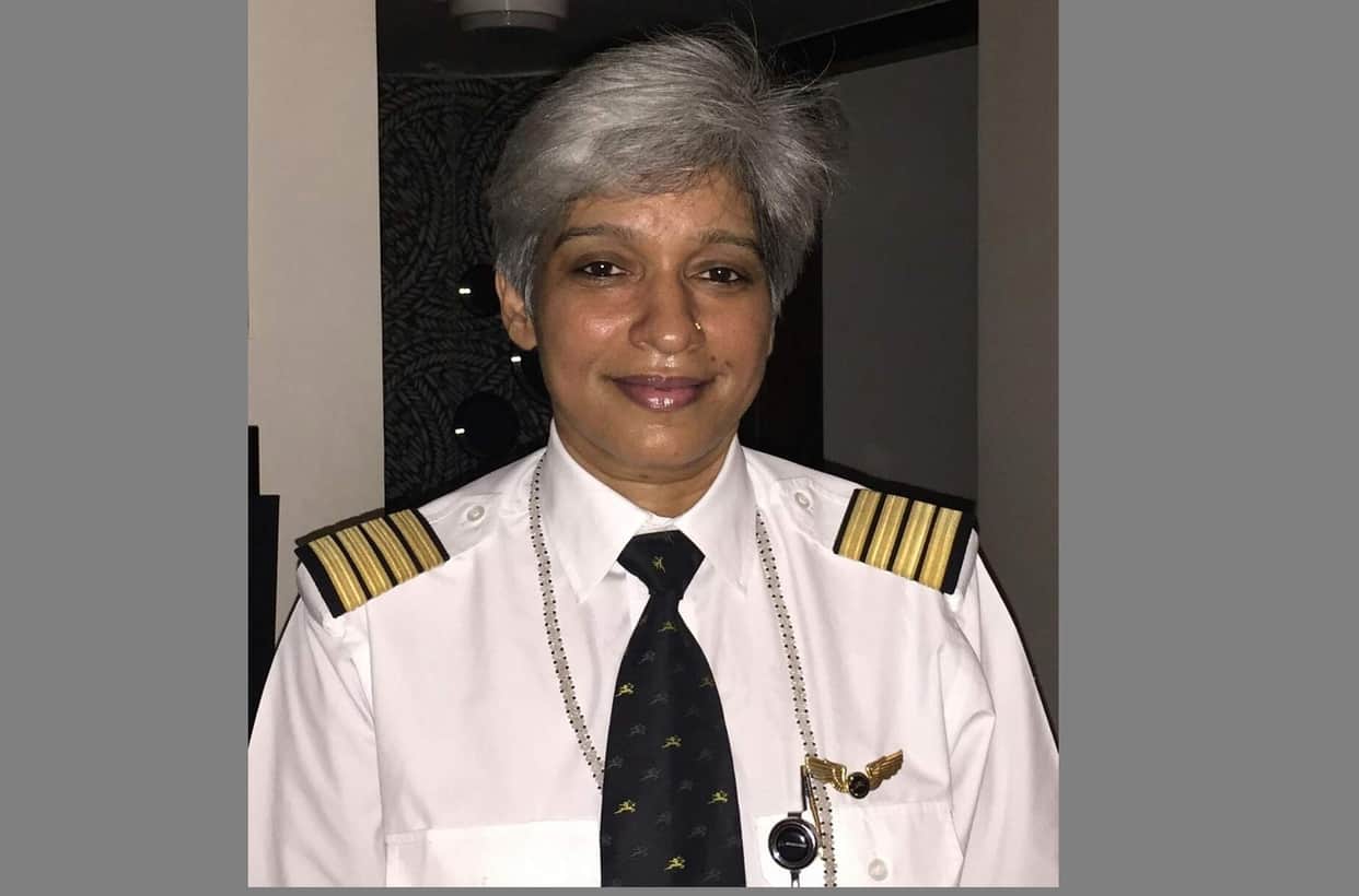 kshamta bajpai leads all womens flight of air india