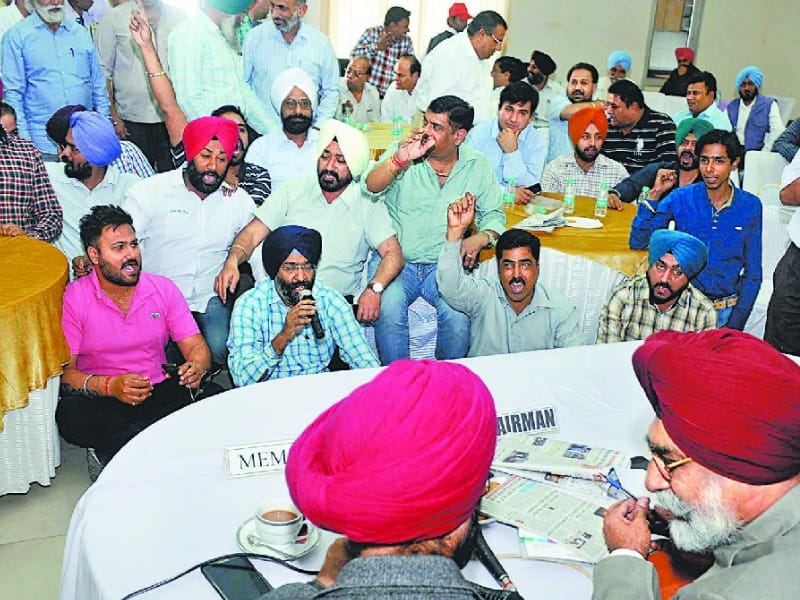 regulatory commission, industrialist protest in ludhiana, go back slogan in ludhiana