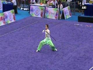 सनातोम्बी ने जीता वुशु में गोल्ड मेडल 