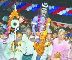 Shiva came out of fanfare procession