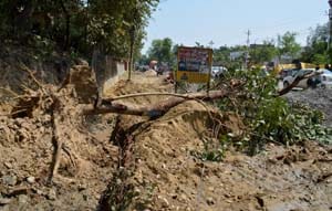 raining in allahabad