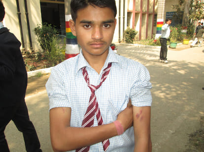 forty four students beaten for three hours