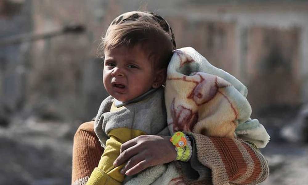 Condition of Syrian kids after war