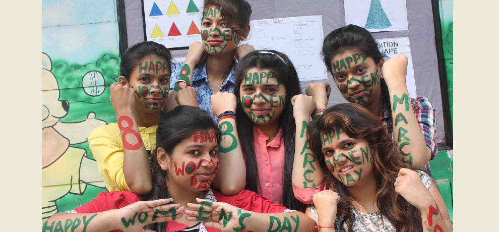 world women day celebration in faridbad