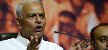 high level delegations in lead of yashwant sinha reached srinagar