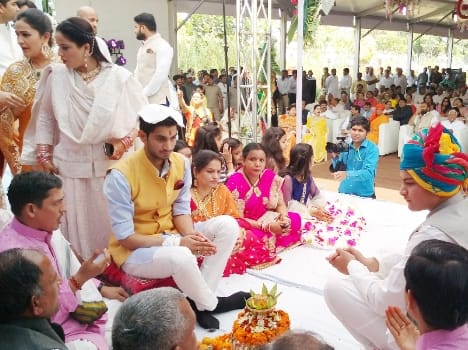 Tilak Ceremony of Shivpal Yadav Son Aditya Yadav