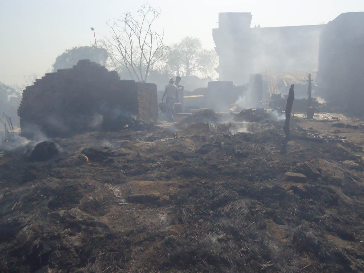 fire in ballia