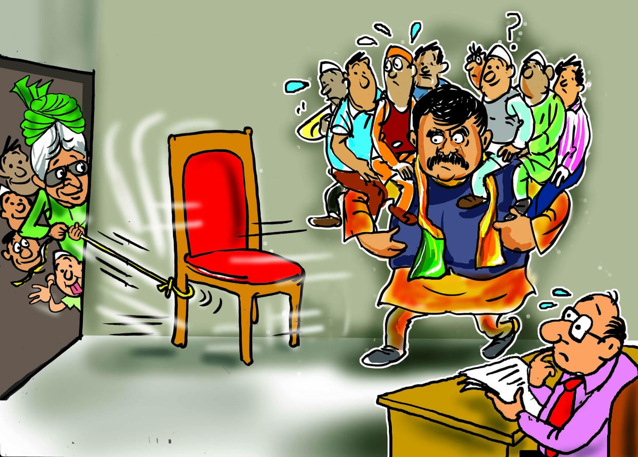  The move away Dal , the BJP has lost quorum eating
