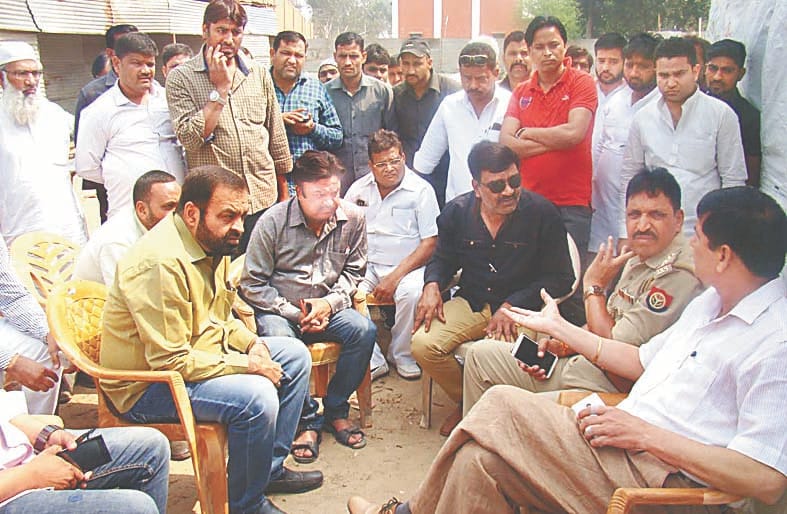 shopkeepers went on agitation