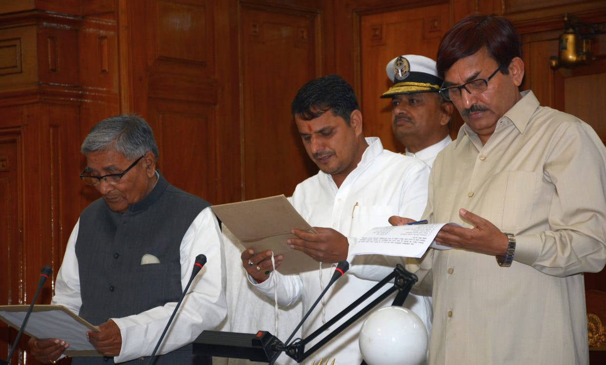 Member of lagislative council who take oath.