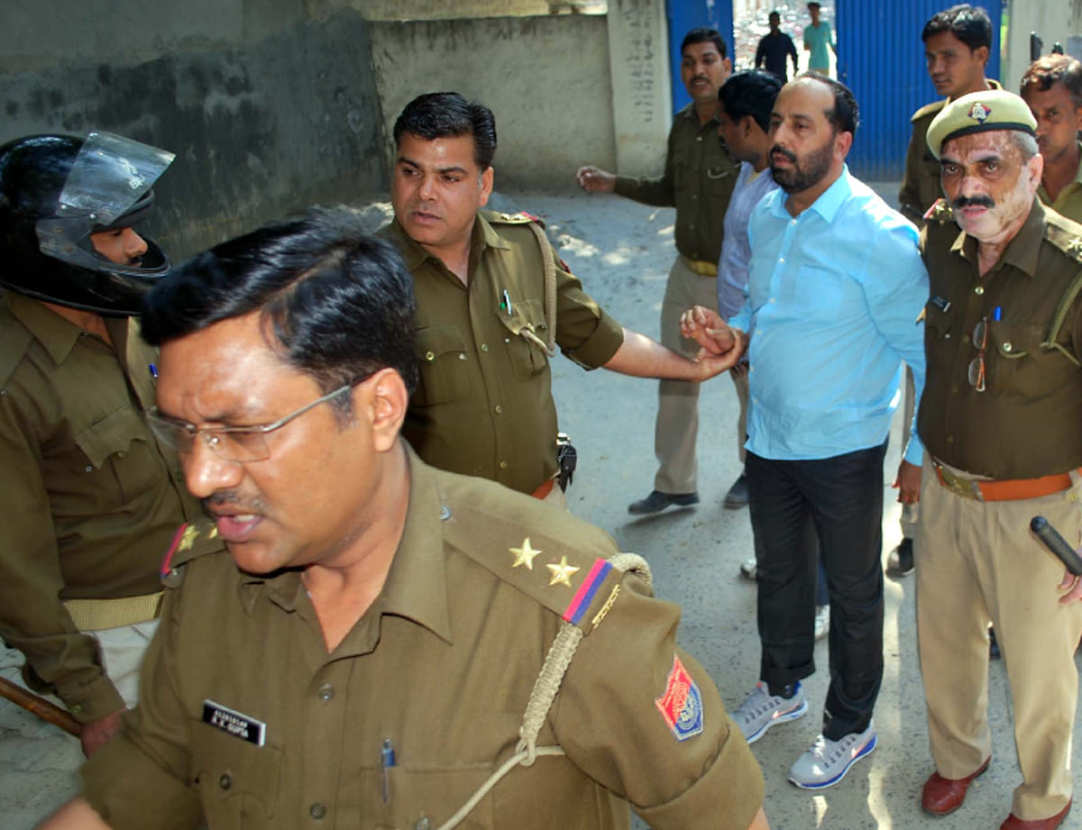 person beaten by principal and opened fire