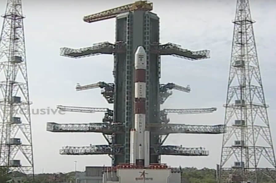 pslv c 32 launches IRNSS1F into the orbit from shri harikaota