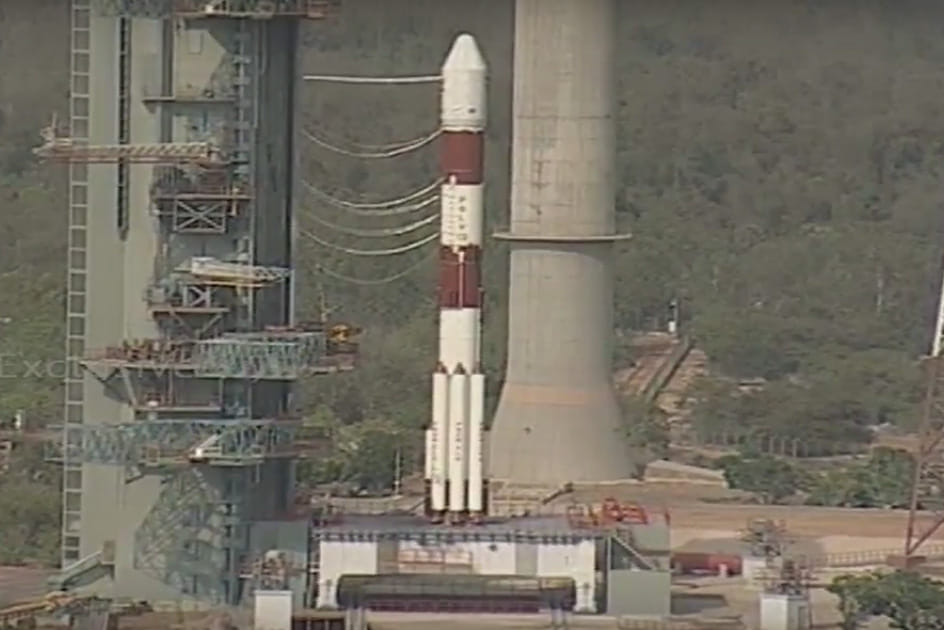 pslv c 32 launches IRNSS1F into the orbit from shri harikaota