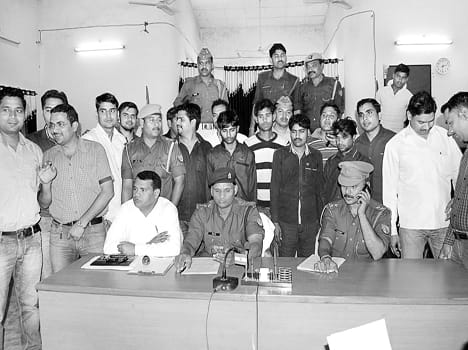 Four robbers were arrested