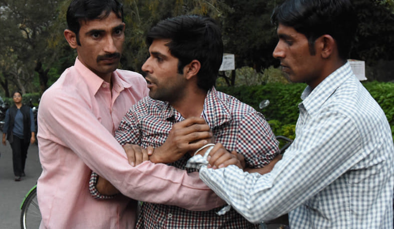 attack on kanhaiya in jnu campus