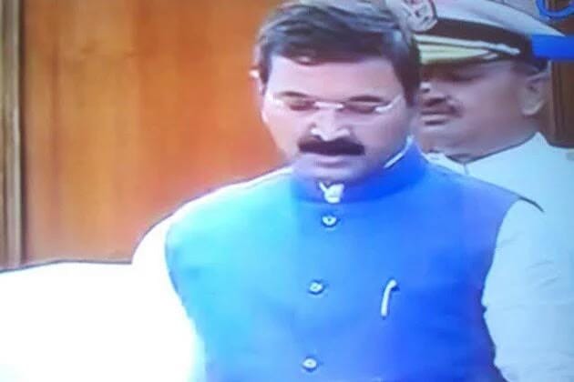 brijesh singh take oath in vidhanparishad