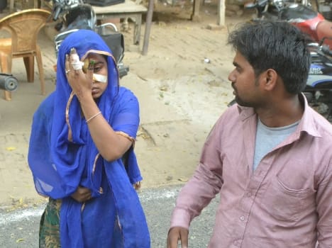 man arrested for cutting wife's nose