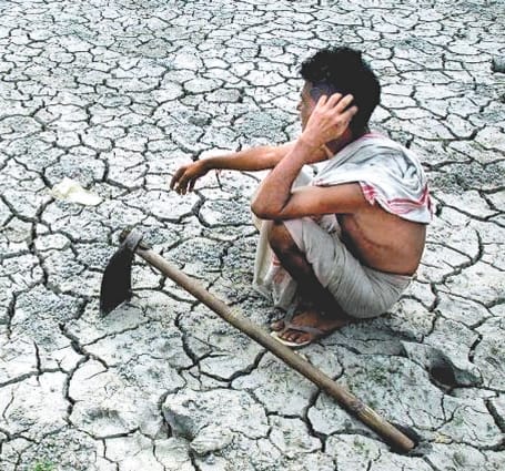The death of two farmers in crop stress and debt