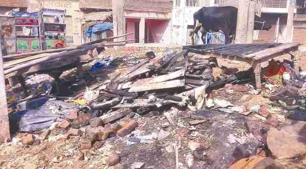 fire in Vegetable market and the shoe factory 