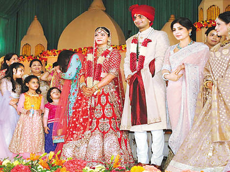 Saifai steeped in wedding party