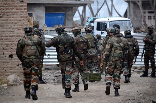 indian military upset over stone pelting during the encounter
