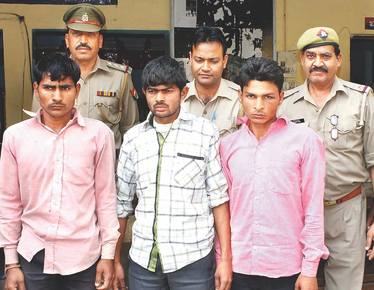 driver and helper were killed and canter full of milk looted 