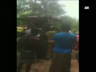 किसान की पिटाई