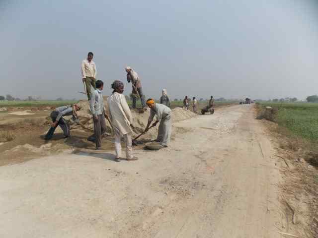 newly constructed road detoriated in six months