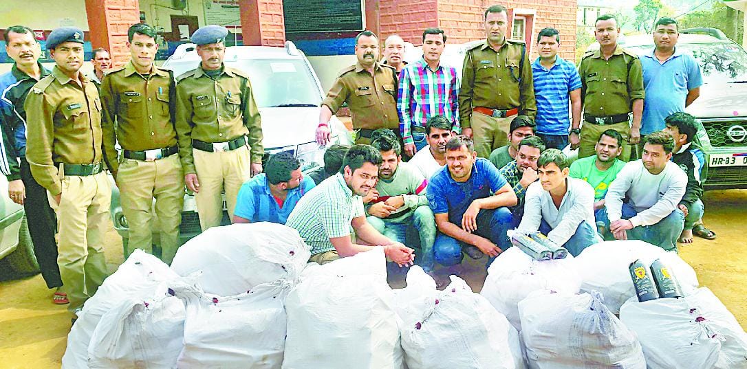 Holly brought the illicit liquor seized