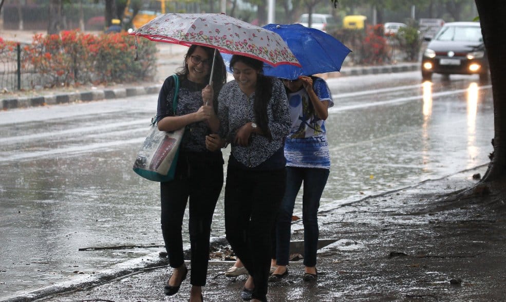 weather update: would be rain today in chandigarh