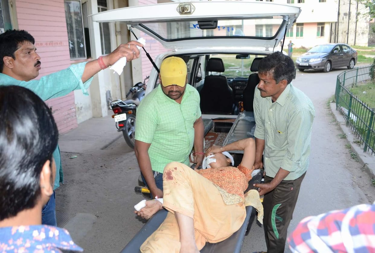  Houses, lightning, Rajpura, power, four injured, Patiala