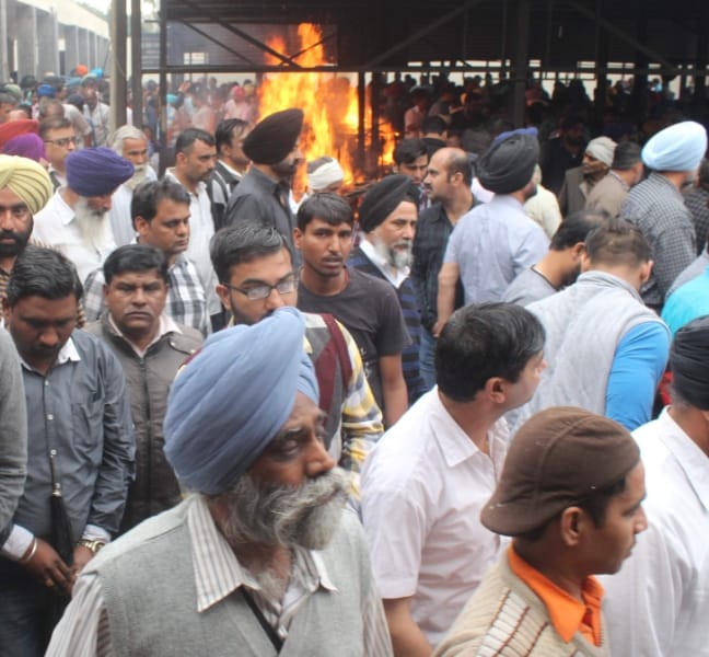 maninder singh dhillon funeral, youth congress president funeral, chandigarh youth congress