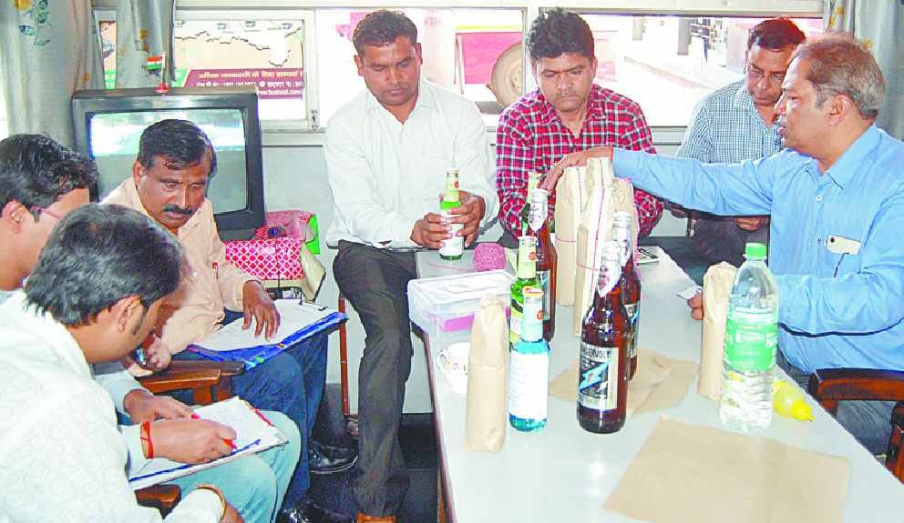 Samples from the canteen filled roadways