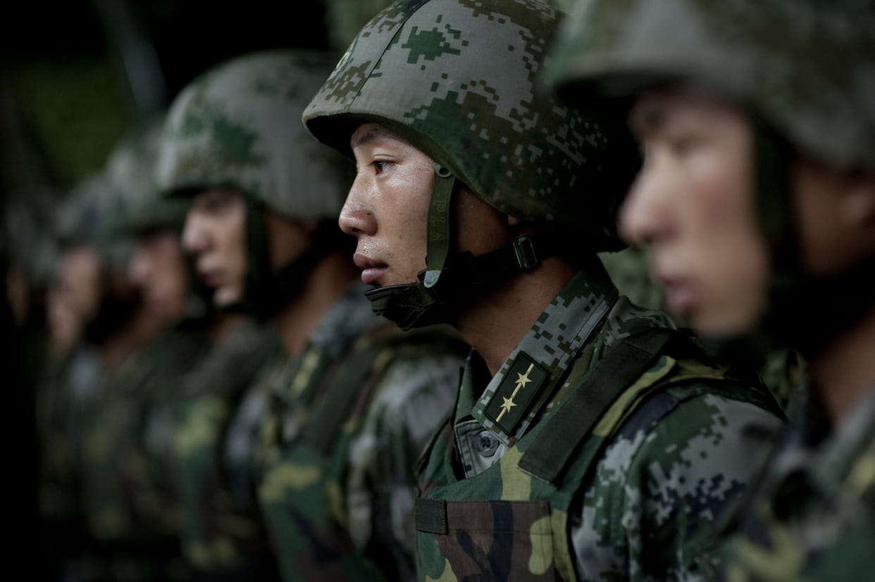 china People's Liberation Army personnels  infiltration in indian border