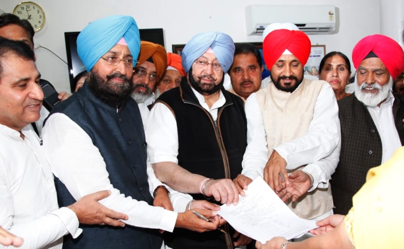 rajyasabha election nomination, partap singh bajwa, shamsher singh duloo, punjab politics
