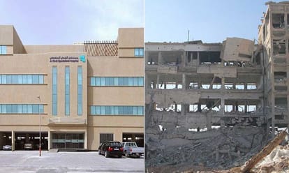 War affected Syrian cities now and then