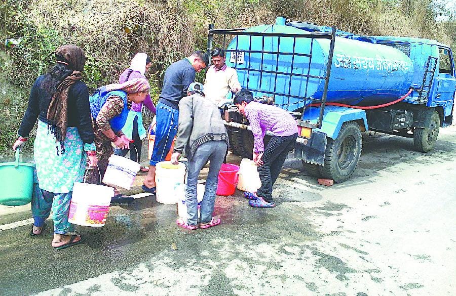 Tankers are being resorted to several localities
