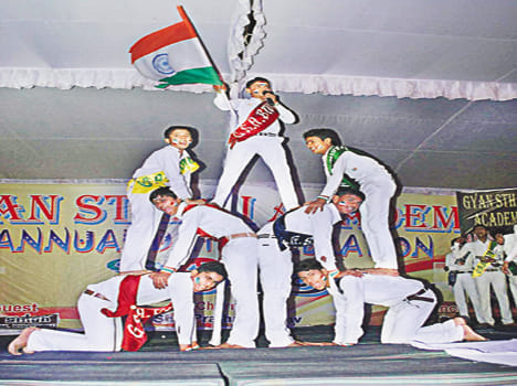 Talent show in folk dance